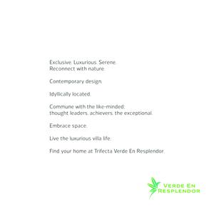 Ecstasy Trifecta Verde En Resplendor Brochure 5