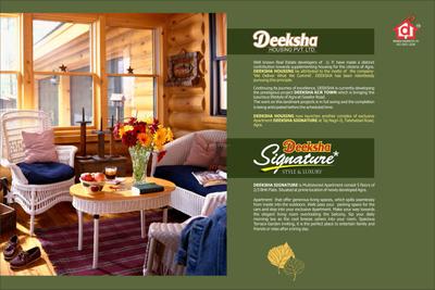 Image of 1631 Sq.ft 3 BHK Apartment / Flat for sale in Deeksha Signature, Tajganj, Agra for Rs. 6000000