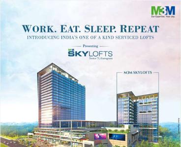 Image of 744 Sq.ft 1 RK Studio for sale in M3M Sky Lofts , Sector 71, Gurgaon for Rs. 13700000