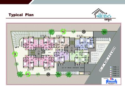 Image of 1215 Sq.ft 2 BHK Apartment / Flat for sale in JP Amrut, Vastral, Ahmedabad for Rs. 4000000