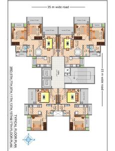 Image of 1200 Sq.ft 2 BHK Apartment / Flat for sale in RS Exotica, Kharghar, Navi Mumbai for Rs. 13000000
