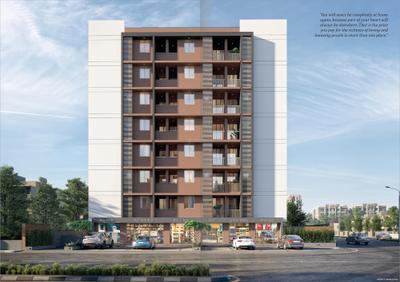 Image of 350 Sq.ft 1 BHK Apartment / Flat for sale in Aarush Joy Heights, Odhav, Ahmedabad for Rs. 2300000