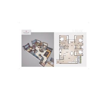 Image of 2150 Sq.ft 3 BHK Apartment / Flat for sale in Krishna Keshar Harmony, Nikol, Ahmedabad for Rs. 9800000