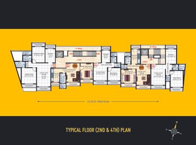 Image of 1060 Sq.ft 2 BHK Apartment / Flat for sale in Skyline Jewel, Taloja, Navi Mumbai for Rs. 6300000