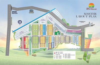 Image of 1920 Sq.ft Residential Plot / Land for sale in Sage Sunvillas, Bagmugaliya, Bhopal for Rs. 9984000