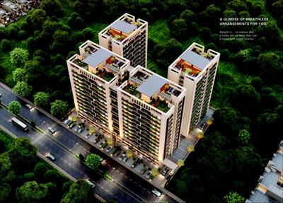 Image of 1242 Sq.ft 2 BHK Apartment / Flat for sale in Maruti Diamond Sky, Adalaj, Gandhinagar for Rs. 6750000