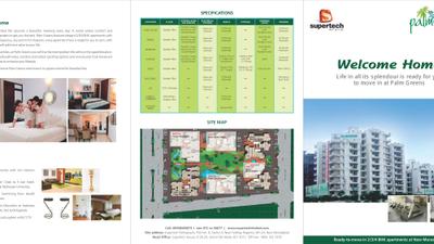 Image of 1292 Sq.ft 2 BHK Apartment / Flat for sale in Supertech Palm Greens, New Moradabad, Moradabad for Rs. 4800000