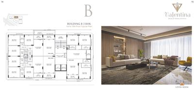 Image of 2425 Sq.ft 3 BHK Apartment / Flat for sale in Meru Valentina, Abhva, Surat for Rs. 11300000