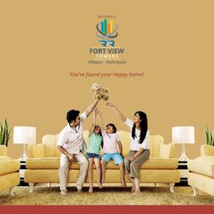 Image of 1430 Sq.ft 3 BHK Apartment / Flat for sale in RNR Fort View Towers, Upparpally, Hyderabad for Rs. 12500000