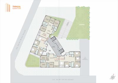 Image of 2720 Sq.ft 4 BHK Apartment / Flat for sale in Prestige Oliva Pride, Bhimrad, Surat for Rs. 13500000