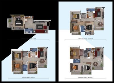 Image of 1680 Sq.ft 3 BHK Apartment / Flat for sale in Windsor Aralia, Kolar Road, Bhopal for Rs. 5000000
