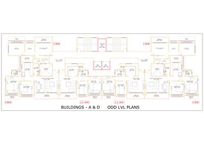Image of 1228 Sq.ft 2 BHK Apartment / Flat for sale in Akshar Altorios 2 O, Hadapsar, Pune for Rs. 10000000