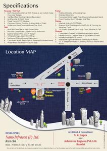 Image of 1470 Sq.ft 2 BHK Apartment / Flat for sale in Nano Tower, Argora, Ranchi for Rs. 6328500