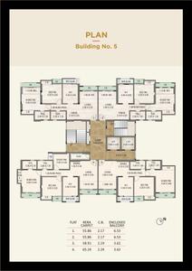 Image of 950 Sq.ft 2 BHK Apartment / Flat for sale in Rosa Oasis Phase 3, Hiranandani Estate, Thane for Rs. 13500000