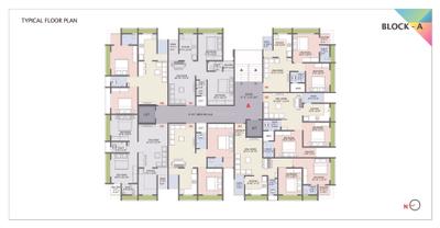 Image of 1215 Sq.ft 2 BHK Apartment / Flat for sale in S J Shashwat Paradise Phase 1, Mahadev Nagar, Ahmedabad for Rs. 3735000