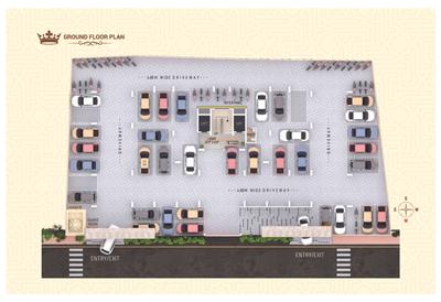 Image of 1100 Sq.ft 3 BHK Apartment / Flat for sale in Royal Heritage, Mahal, Nagpur for Rs. 7900000