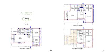 Image of 2259 Sq.ft 4 BHK Villa for sale in Shiv Sanidhya Villas, Adalaj, Gandhinagar for Rs. 33700000