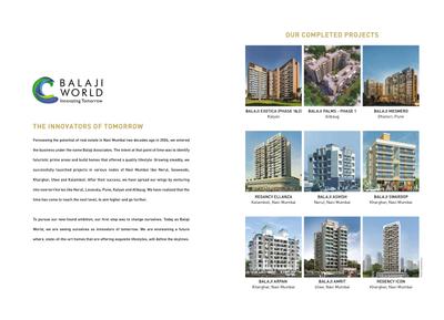 Image of 1200 Sq.ft 2 BHK Apartment / Flat for sale in Balaji Exotica Building Type D Phase III, Kalyan West, Kalyan for Rs. 9500000