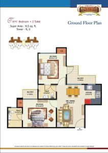 Image of 2030 Sq.ft 4 BHK Penthouse for sale in Amrapali Princely Estate, Sector 76, Noida for Rs. 20000000