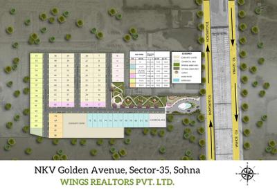 Image of 1539 Sq.ft 3 BHK Builder Floor for sale in NKV Golden Avenue, Sector 35, Sohna for Rs. 19000000