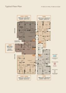 Image of 1880 Sq.ft 3 BHK Apartment / Flat for sale in Shivalika The Address 2, Nipania, Indore for Rs. 12602700