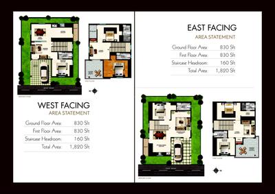 Image of 2900 Sq.ft 3 BHK Villa for sale in Morton Villas, Suraram, Hyderabad for Rs. 26100000