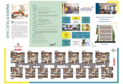 Image of 1825 Sq.ft 3 BHK Apartment / Flat for sale in Bhanodhaya, Kompally, Hyderabad for Rs. 12500000