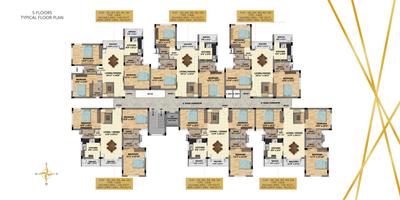 Image of 1315 Sq.ft 3 BHK Apartment / Flat for sale in S And P Adornia, Kil Ayanambakkam, Chennai for Rs. 8000000