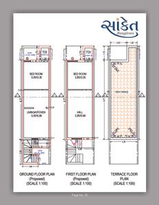 Image of 5958 Sq.ft 3 BHK Duplex for sale in Balaji Land Sanket Bunglows, Swati Park, Rajkot for Rs. 5851000