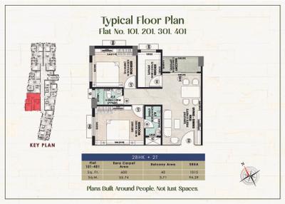 Image of 1742 Sq.ft Residential Plot / Land for sale in Acrerise Avenue, Chandini Chowk, Cuttack for Rs. 3500000