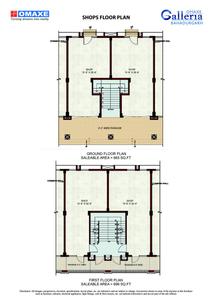 Image of 1578 Sq.ft 3 BHK Builder Floor for sale in Omaxe Galleria, Sector 14, Bahadurgarh for Rs. 9500000