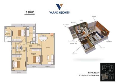 Image of 910 Sq.ft 2 BHK Apartment / Flat for sale in Varad Heights, Chembur, Mumbai for Rs. 21000000