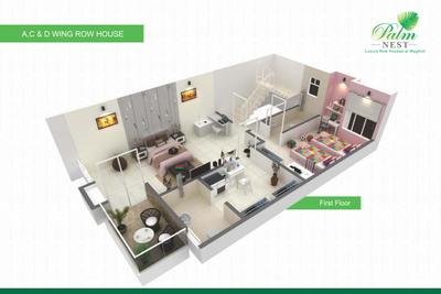 Image of 2800 Sq.ft 3 BHK Villa for sale in NG Palm Nest, Wagholi, Pune for Rs. 17500000