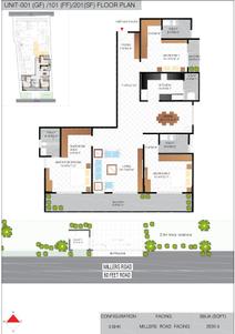 Image of 2200 Sq.ft 3 BHK Apartment / Flat for sale in Lewis Ferris, Benson Town, Bengaluru for Rs. 35638266