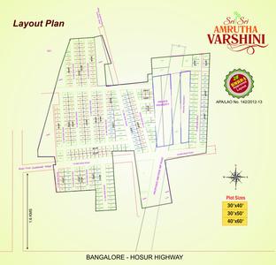 Image of 1200 Sq.ft 1 RK Builder Floor for sale in Gruhanirman Amrutha Varshini Plots, Guddahatti, Bengaluru for Rs. 6000000