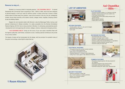 Image of 271 Sq.ft 1 RK Apartment / Flat for sale in Shivam Aai Chandika Hills, Naigaon East, Naigaon for Rs. 2751000