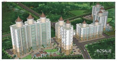Image of 675 Sq.ft 1 BHK Apartment / Flat for sale in Tharwani Rosalie, Kalyan West, Kalyan for Rs. 4651000