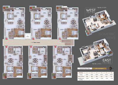 Image of 1156 Sq.ft 2 BHK Apartment / Flat for sale in Grupe Vintage Heights, Gurram Guda, Hyderabad for Rs. 5500000
