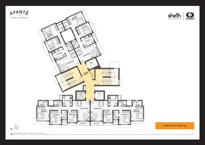 Image of 666 Sq.ft 2 BHK Apartment / Flat for sale in Sheth Avante, Kanjurmarg West, Mumbai for Rs. 15300000