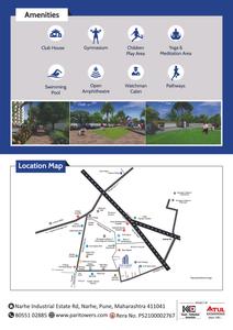 Image of 1000 Sq.ft 2 BHK Apartment / Flat for sale in Atul Pari Towers, Mokarwadi, Pune for Rs. 6099999