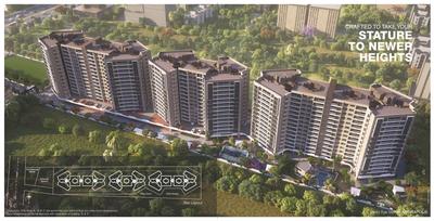 Image of 1300 Sq.ft 3 BHK Apartment / Flat for sale in Krisna Nirmaan Amorapolis, Dhanori, Pune for Rs. 10800000