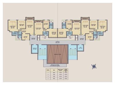 Image of 710 Sq.ft 1 BHK Apartment / Flat for sale in Rajaram Shivam Enclave, Shilphata, Thane for Rs. 4100000