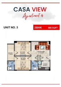 Image of 1090 Sq.ft 2 BHK Apartment / Flat for sale in Trinity Casa View Apartment 4, Noida Extension, Greater Noida for Rs. 5245000
