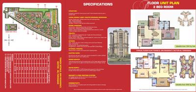Image of 1200 Sq.ft 2 BHK Apartment / Flat for sale in SRS Residency, Sector 88, Faridabad for Rs. 7500000