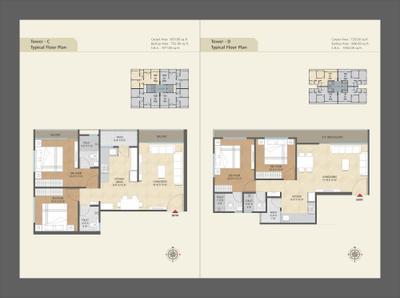 Image of 1210 Sq.ft 2 BHK Apartment / Flat for sale in Aditya Aspire, Bhayli, Vadodara for Rs. 4000000