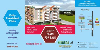 Image of 903 Sq.ft 2 BHK Apartment / Flat for sale in Nisarga Gateway, Bommasandra, Bengaluru for Rs. 7000000