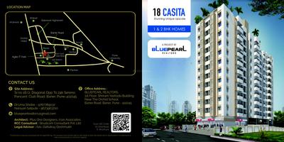 Image of 750 Sq.ft 1 BHK Apartment / Flat for sale in Blue Pearl 18 Casita, Baner, Pune for Rs. 6400000