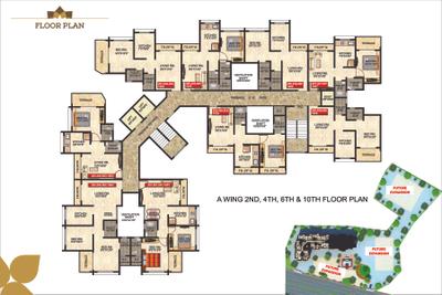 Image of 680 Sq.ft 1 BHK Apartment / Flat for sale in Balaji Ambar Vaastu, Badlapur East, Badlapur for Rs. 2400000