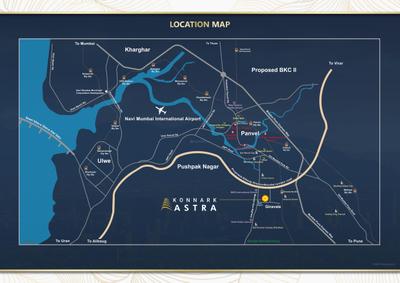 Image of 700 Sq.ft 1 BHK Apartment / Flat for sale in Konnark Astra, Shirdhon, Navi Mumbai for Rs. 4100000