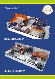 Image of 1510 Sq.ft 3 BHK Apartment / Flat for sale in AB Crimson Villa, Noida Extension, Greater Noida for Rs. 6500000